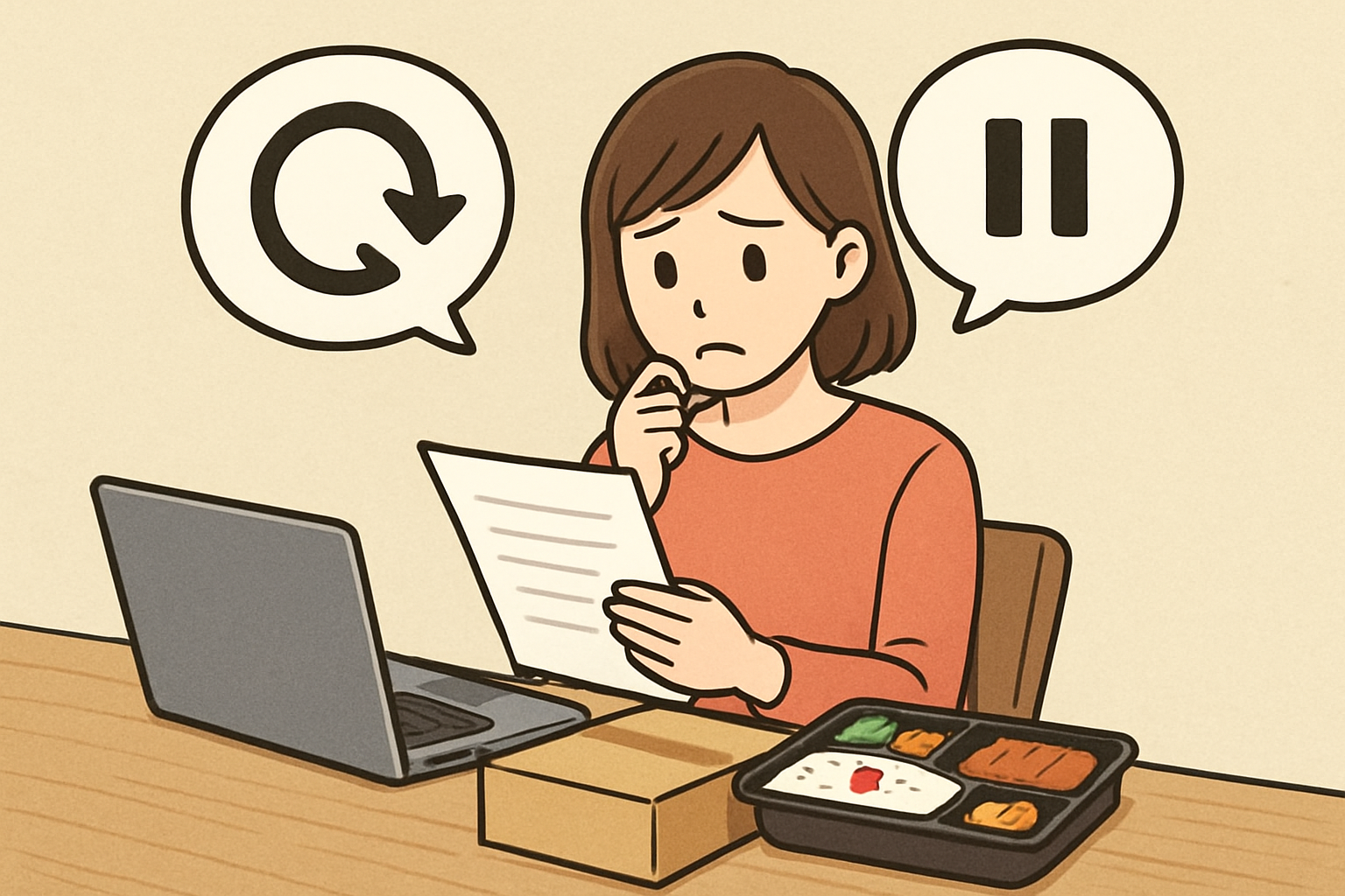 宅配食の「スキップ」と「休止」は何が違う？届かない範囲・手続き・再開の手間で判断