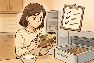 冷凍弁当 おかずのみは一人暮らし向き？ご飯・量・保管の確認手順