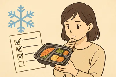 冷凍弁当のお試しで「おかずのみ」を選ぶときの確認項目5つ