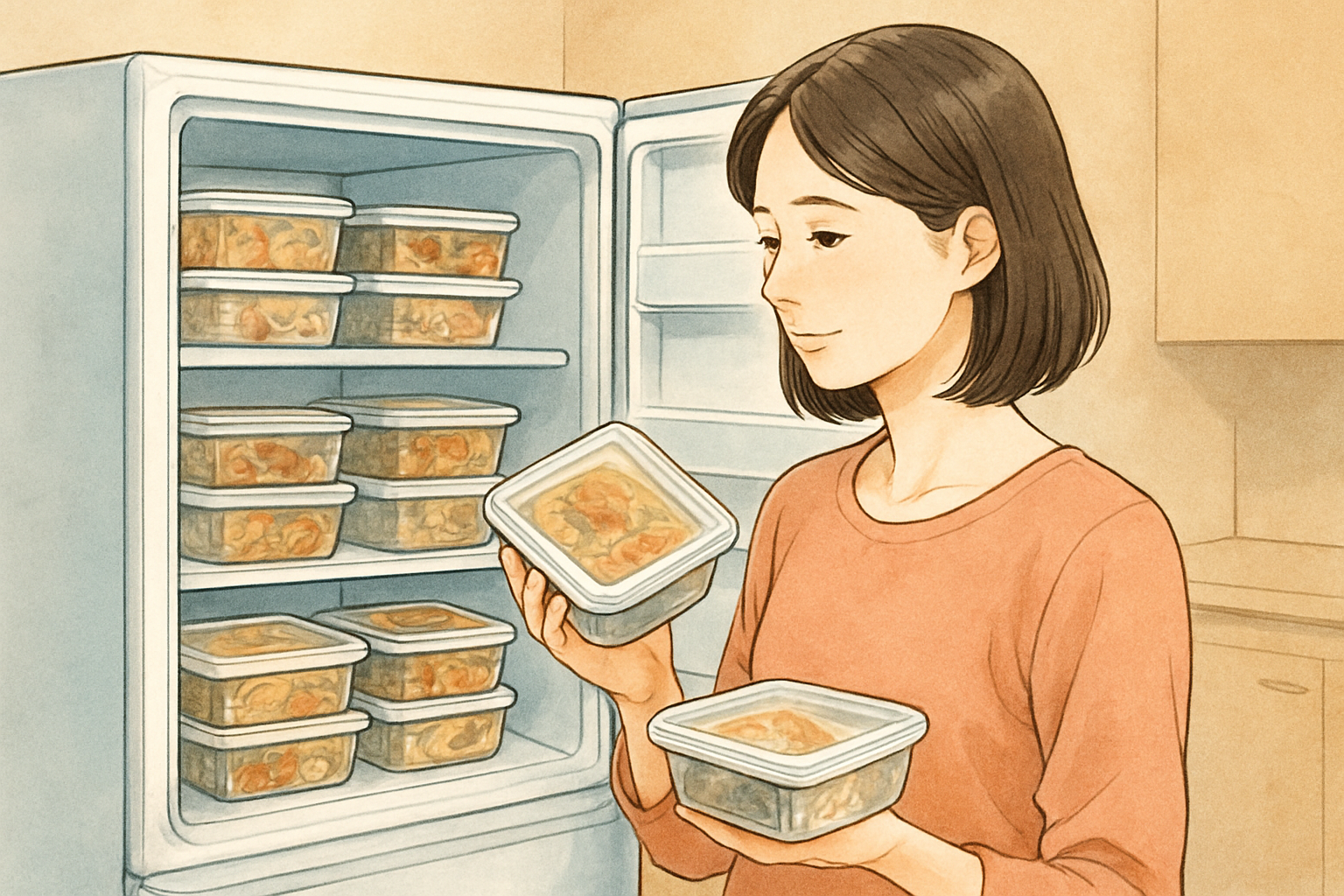 「何食」が決まるのは冷凍庫の空きと利用頻度です