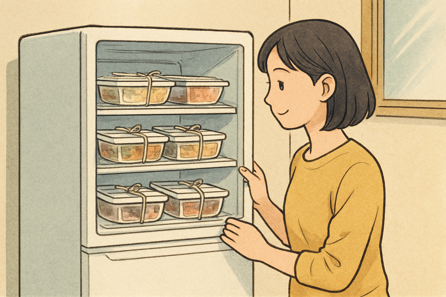 一人暮らしのストック食数は「5〜7食→7〜10食」が現実的です