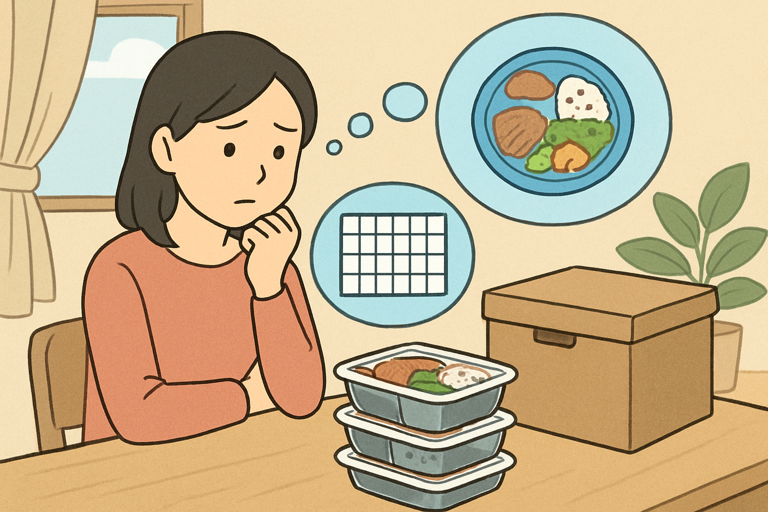 宅配食はタイプ別に「頼める日数の上限」が変わります