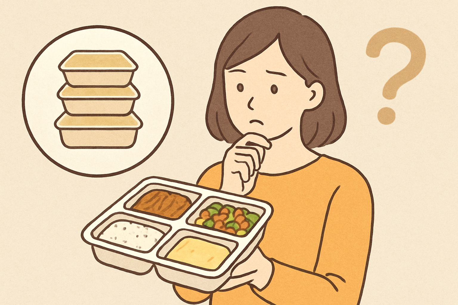 お試し「何食」を決める基準は3つに分けて考えられます