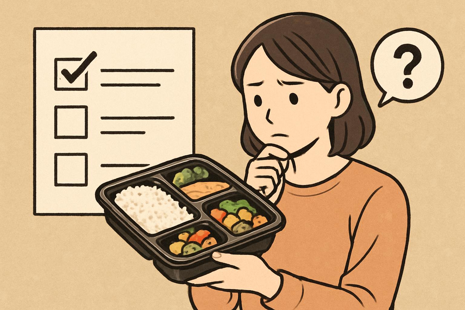 冷凍弁当のお試しで最初に見るべきは「生活上の成立条件」