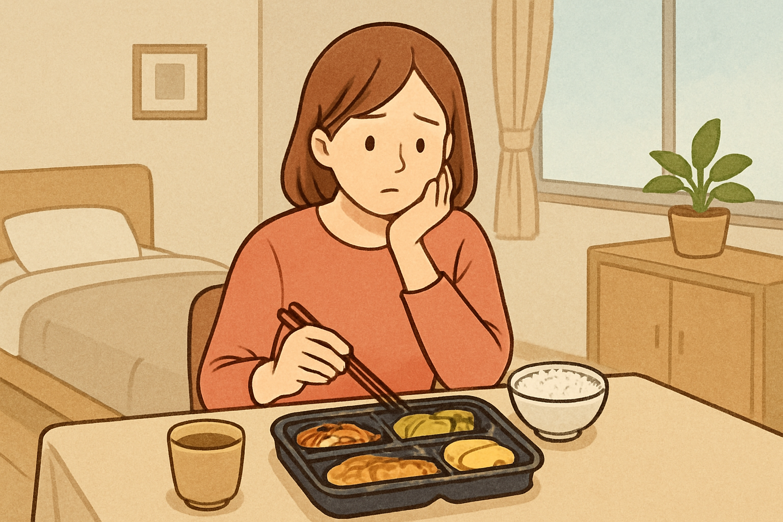 「おかずのみ」を選ぶ意味は、主食を自分で最適化できる点にあります