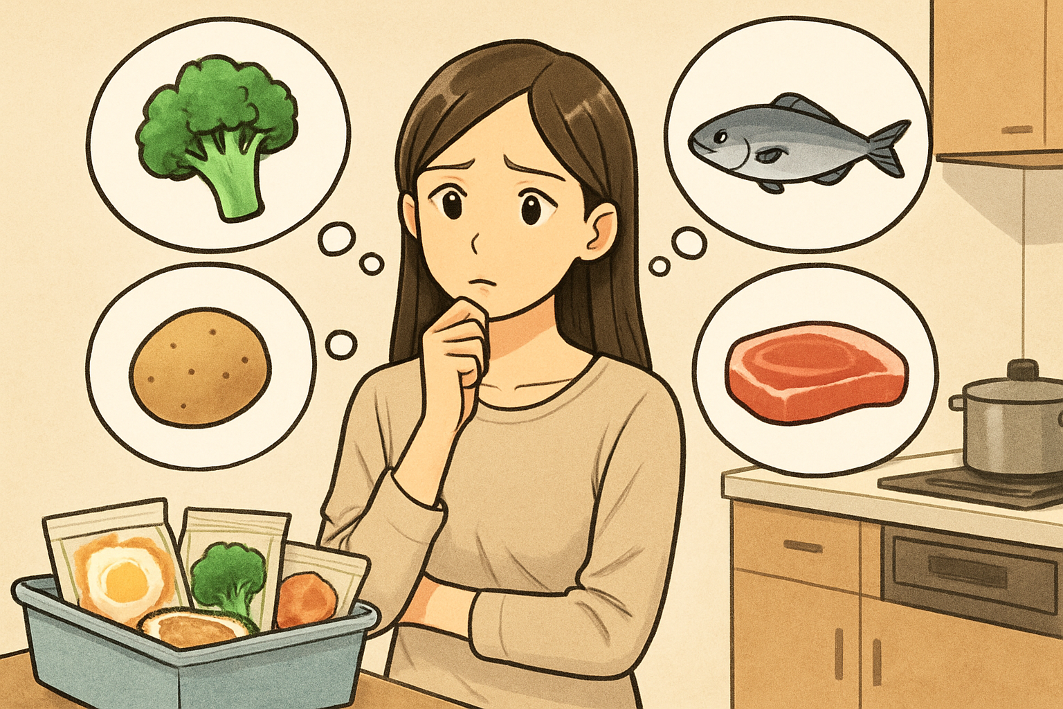 冷凍食品中心が向くかは4つの条件で決まります