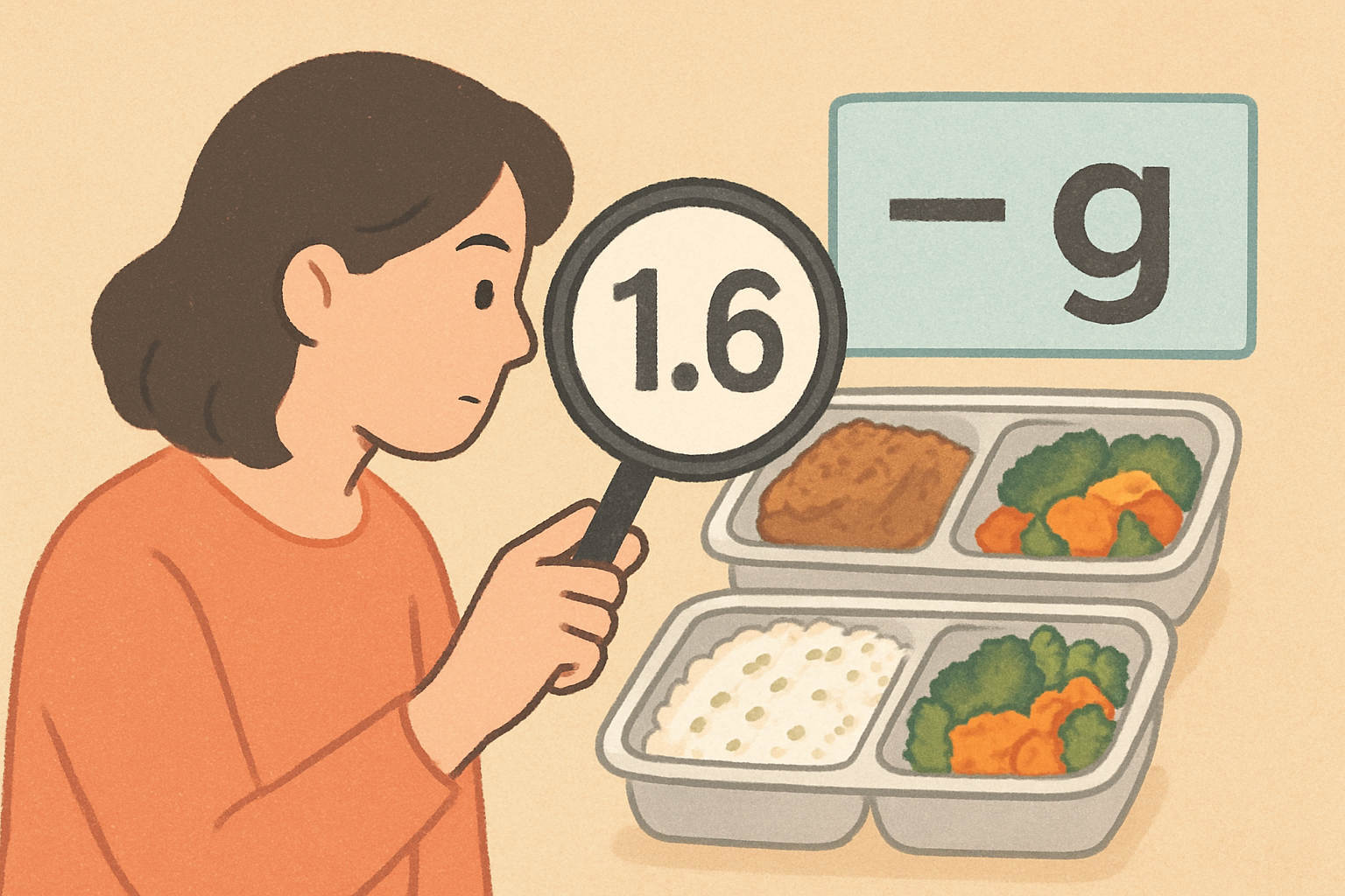 塩分は「食塩相当量(g)」でそろえて比べる